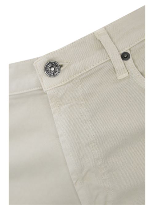 Pantalone Bessie loose in bull di cotone e lyocell DONDUP | DP784 CS0179Y IB6005